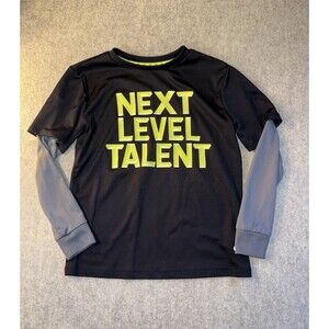 Gap Fit Boys Long Sleeve Moisture Wicking Drifit Shirt Size Small